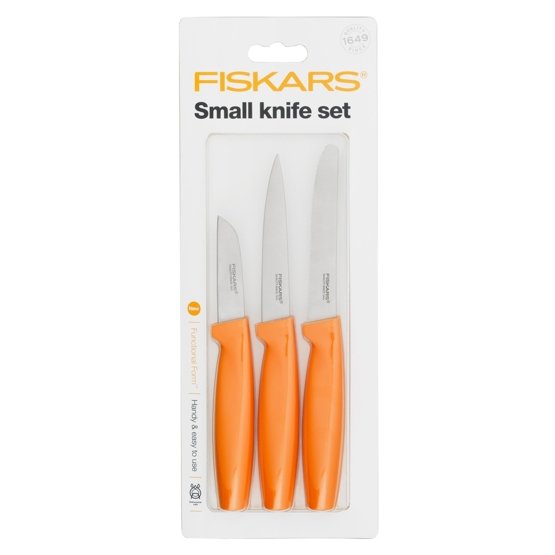 Sada malých nožů Functional Form 3 ks, oranžová