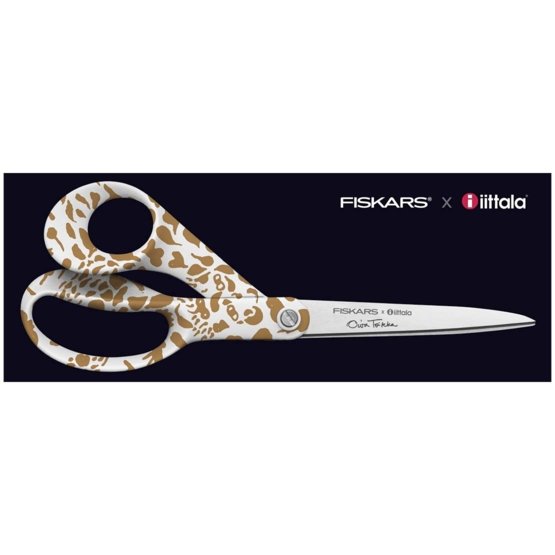 Fiskars X Iittala nůžky, Cheetah hnědá (21cm, v dárkovém balení)