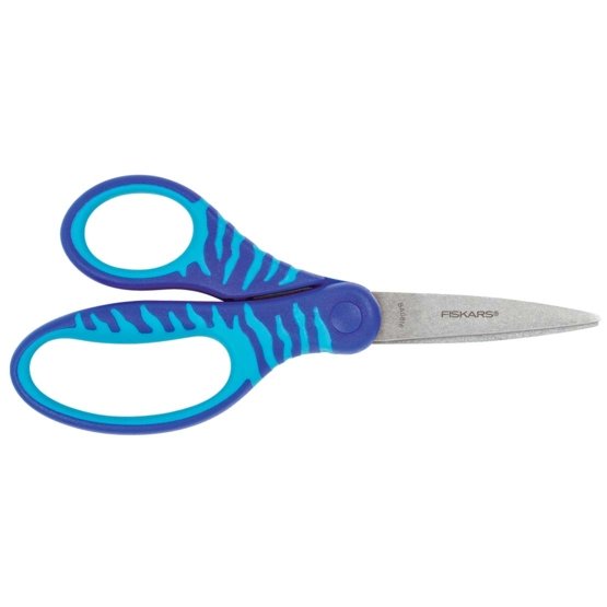 Velké dětské nůžky SoftGrip™, modré (15 cm)