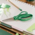 Velké dětské nůžky, zelené (15cm)